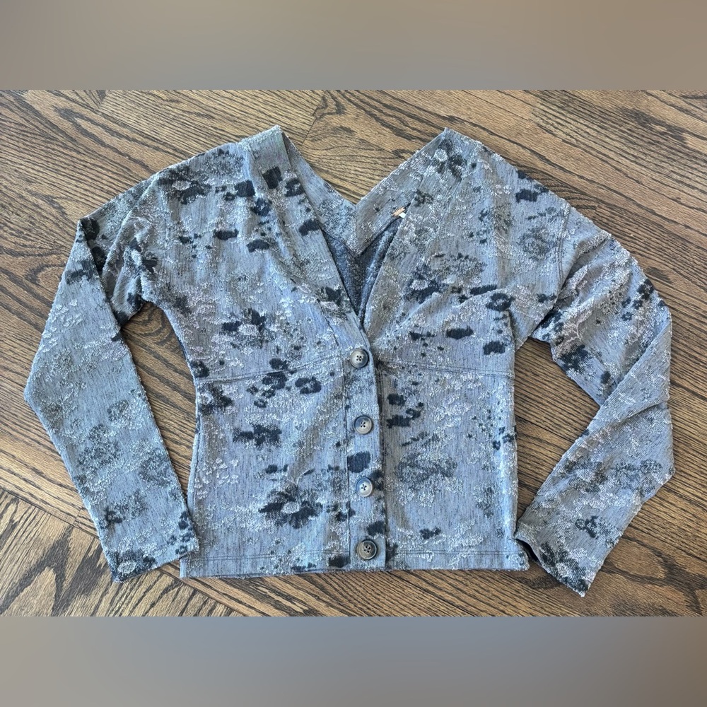 Free People Textured Caroline Cardigan